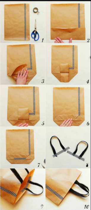 cara menbuat paper bag